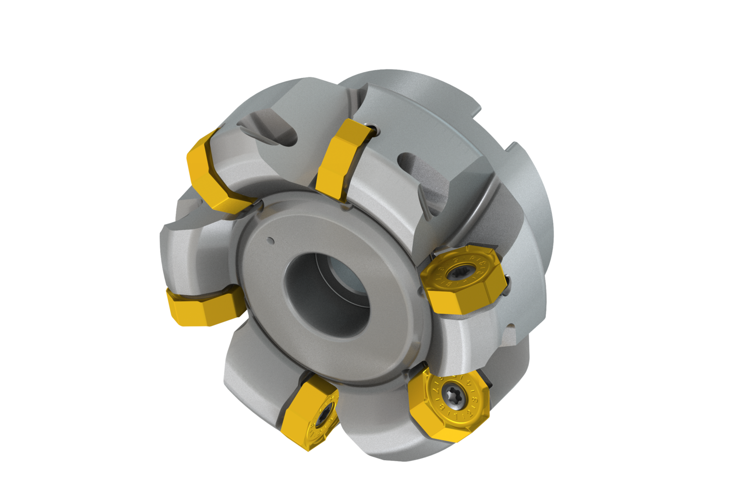 Picture of ECON ON06 43° Face Mill with Double Negative Design and Internal Coolant - 300A06R-IS45ON06-C