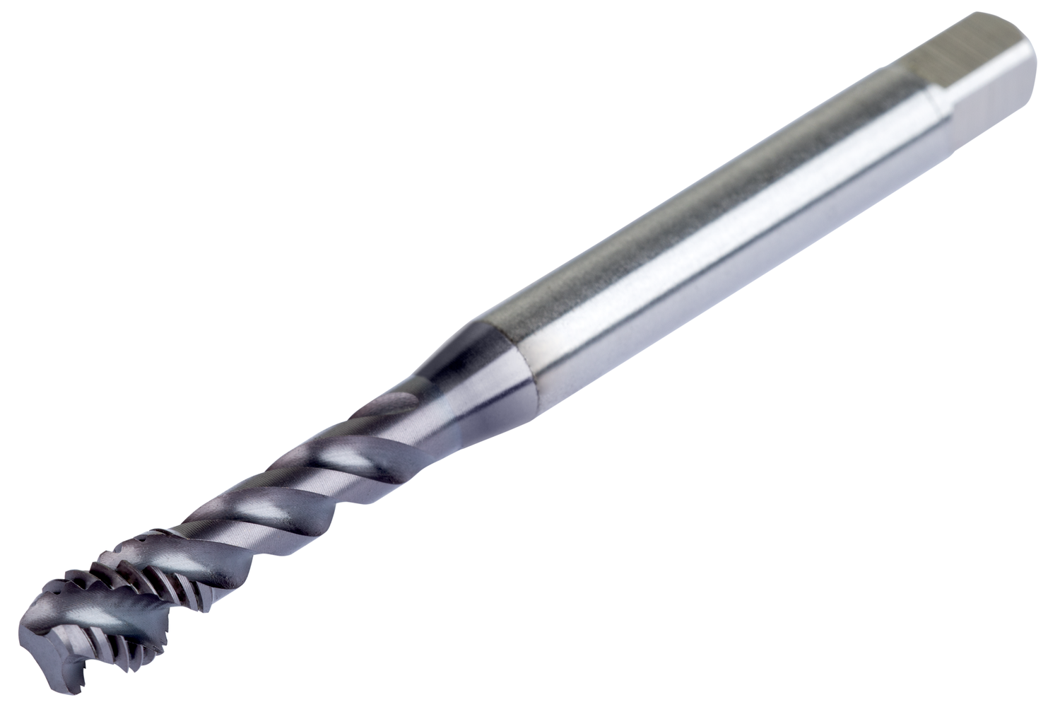 Picture of HSS-E-PM Spiral Flute Tap, Metric, DIN/ANSI Standard, TiCN Coated - E698M3