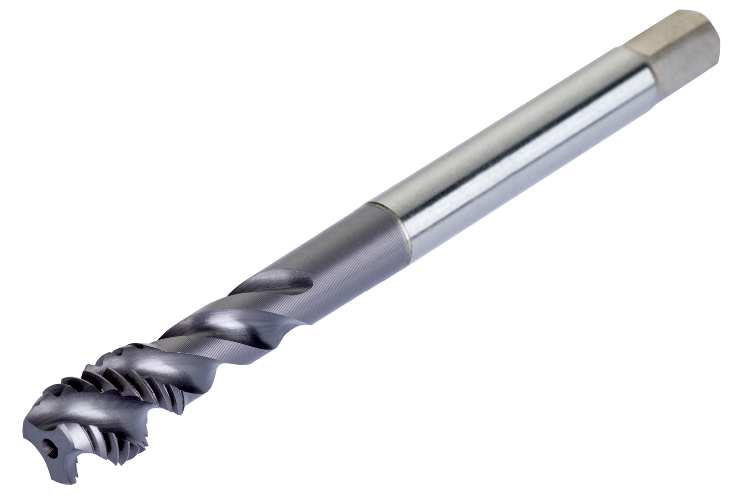 Picture of HSS-E-PM Spiral Flute Tap, Metric, DIN/ANSI Standard, TiCN Coated - E698M16