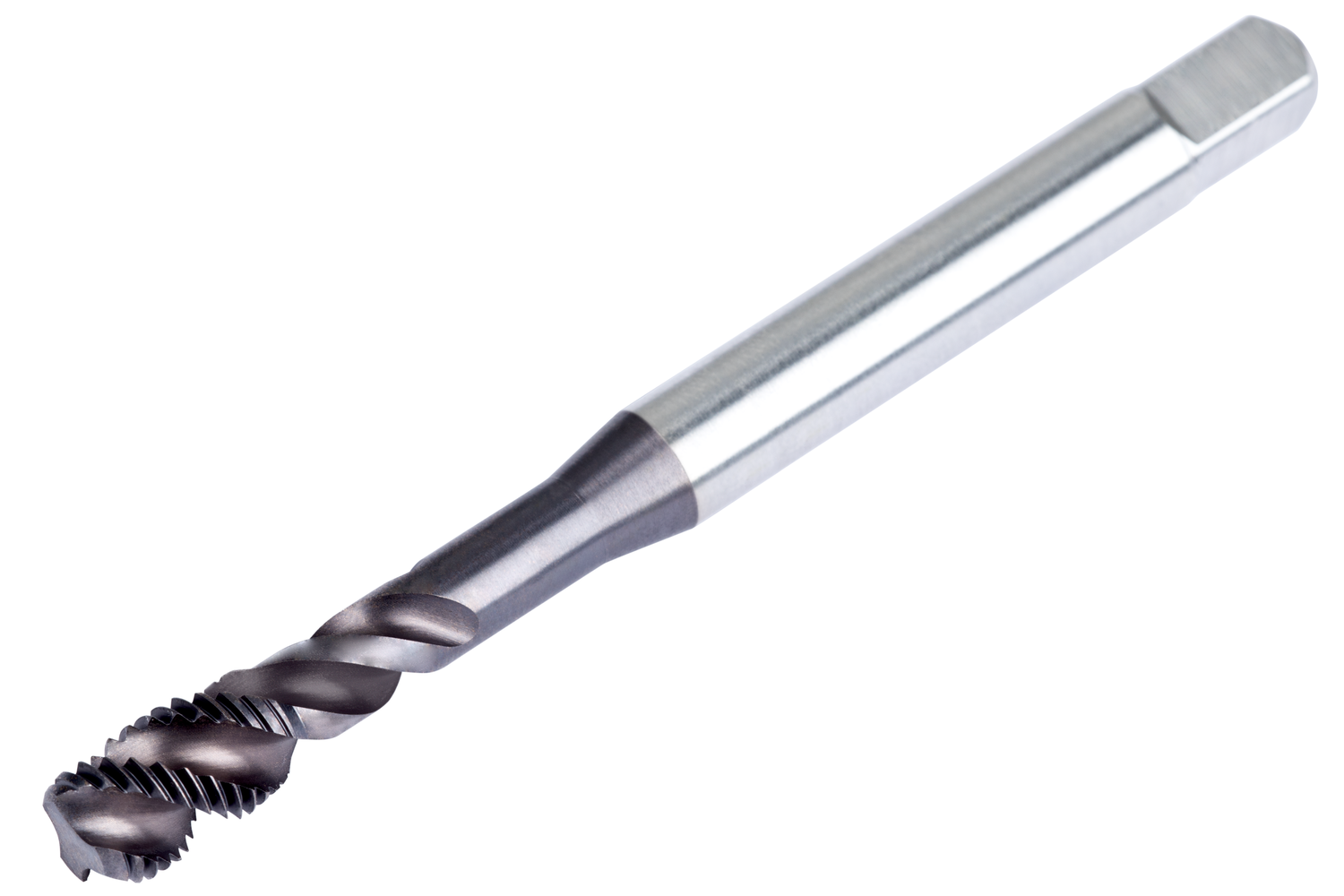 Picture of HSS-E-PM Spiral Flute Tap, Metric Fine, DIN/ANSI Standard, TiCN Coated - E698M8X1.0