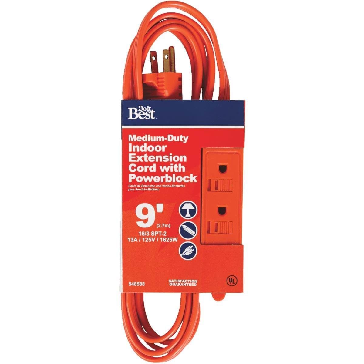 Picture of Do it Best 16/3 Triple Tap Extension Cord