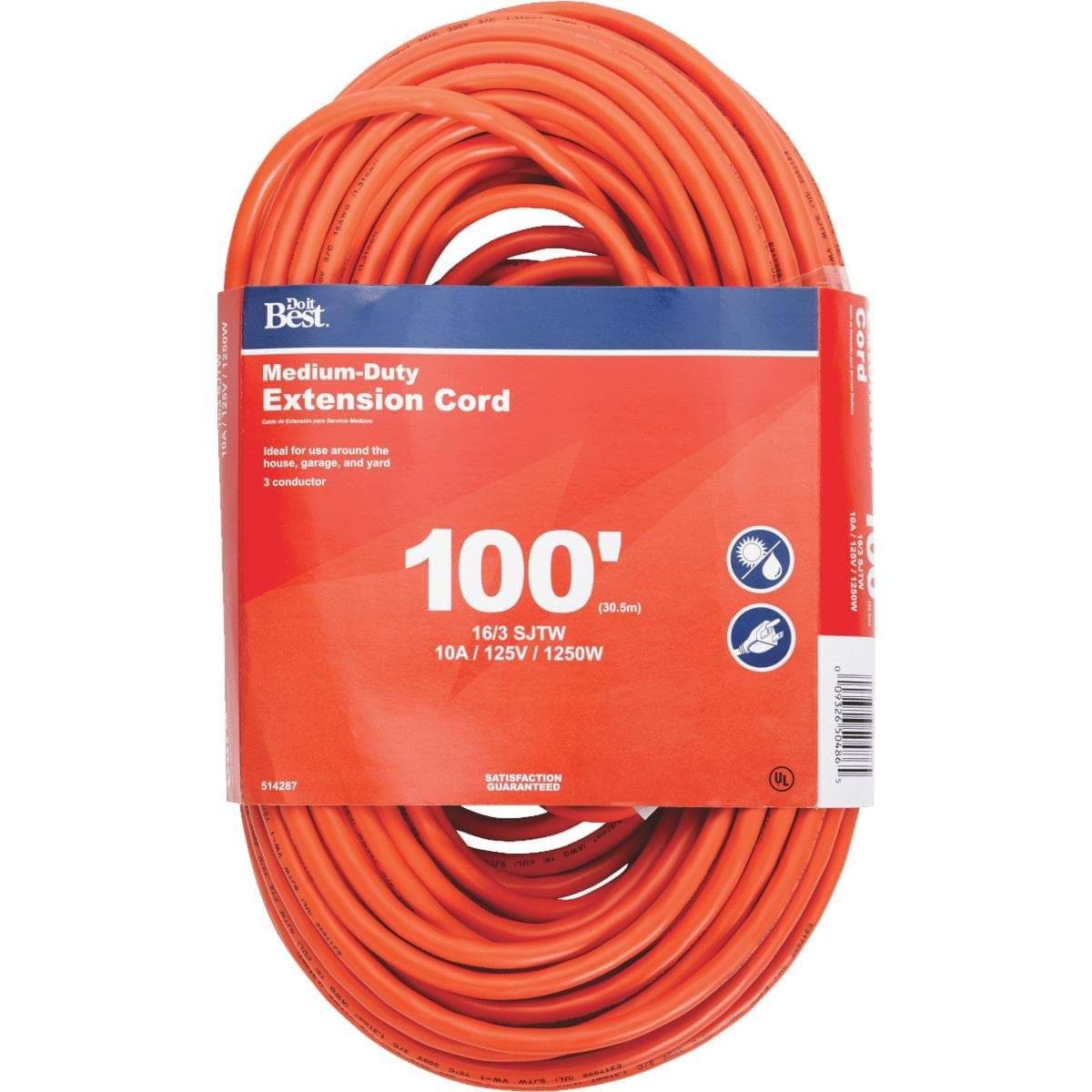 Picture of Do it Best 16/3 Outdoor Extension Cord