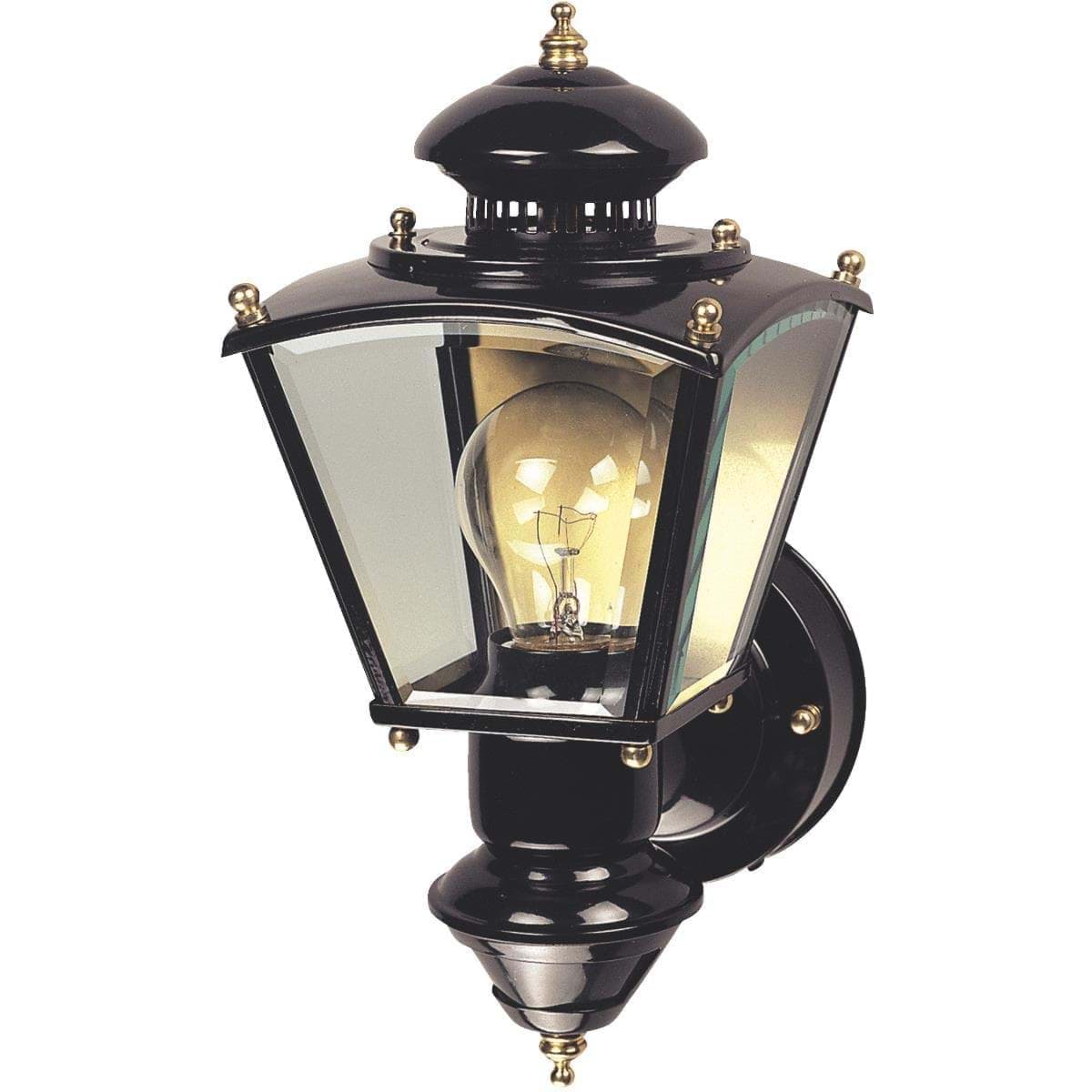 Picture of Heath Zenith Solid Brass Motion Activated Incandescent Outdoor Wall Light Fixture