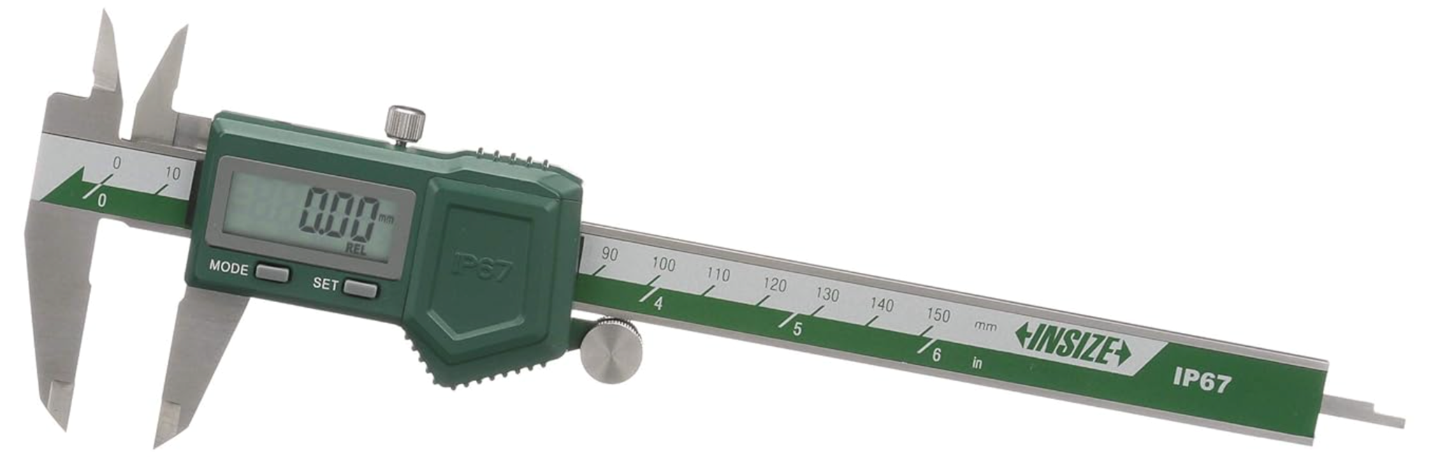 Picture of Digital Caliper IP67 Waterproof with Rectangular Depth Bar - 0-6"/0-150MM