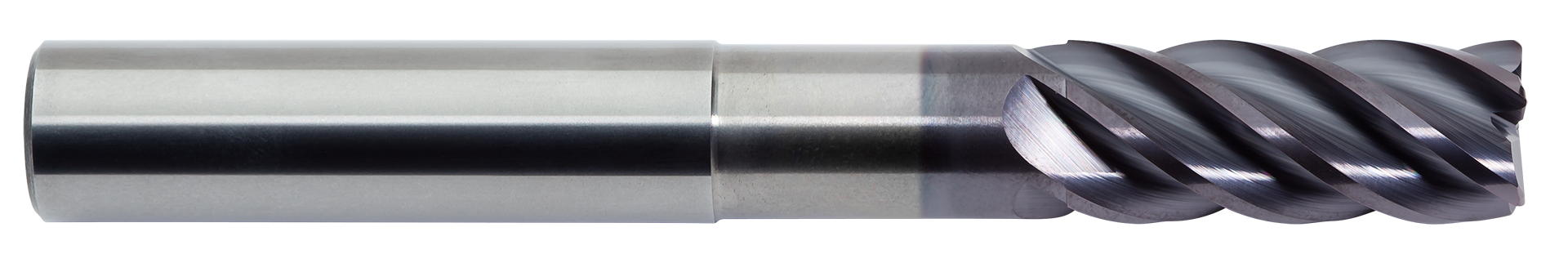 Picture of TuffCut XR 5 Flute End Mill Necked - 3/8x1x2-1/8x.015R ALtima