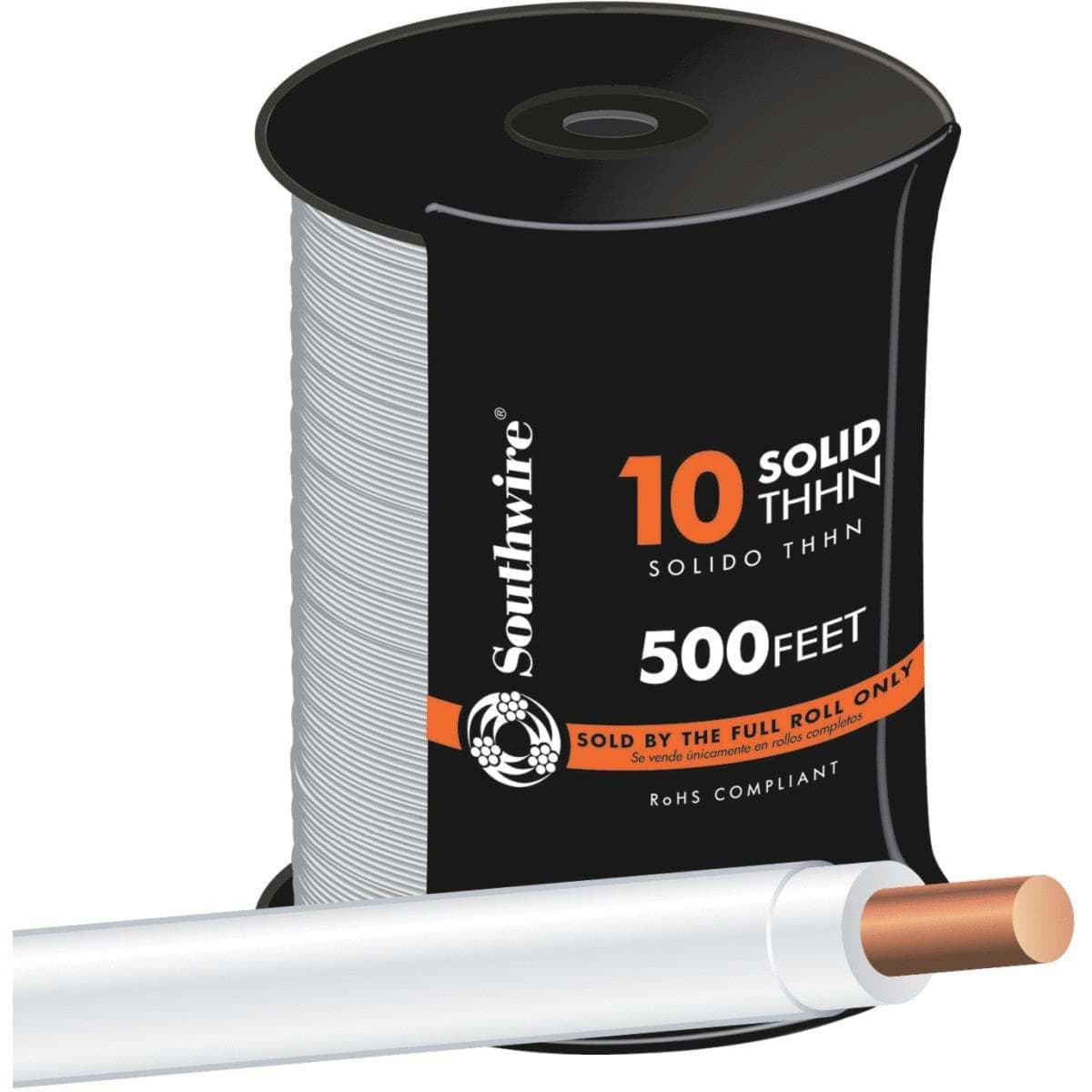 Picture of Southwire 10 AWG Solid THHN Wire