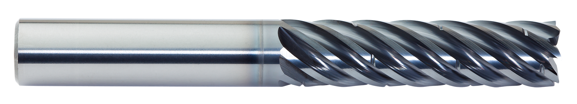 Picture of TuffCut XR7 7 Flute End Mill with Chipbreaker - 3/4x3x6x.030R ALtima Blaze