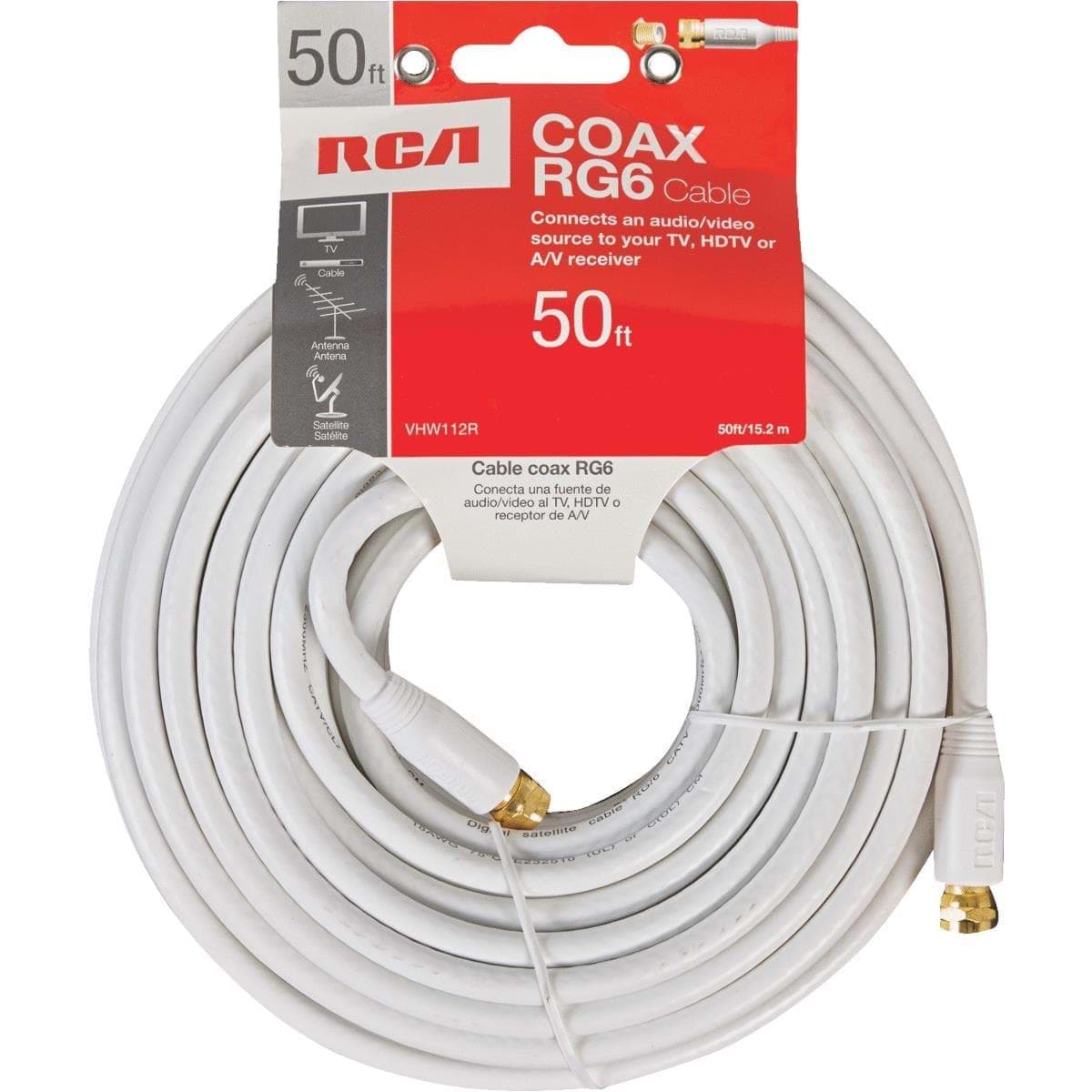 Picture of RCA RG6 Coaxial Cable