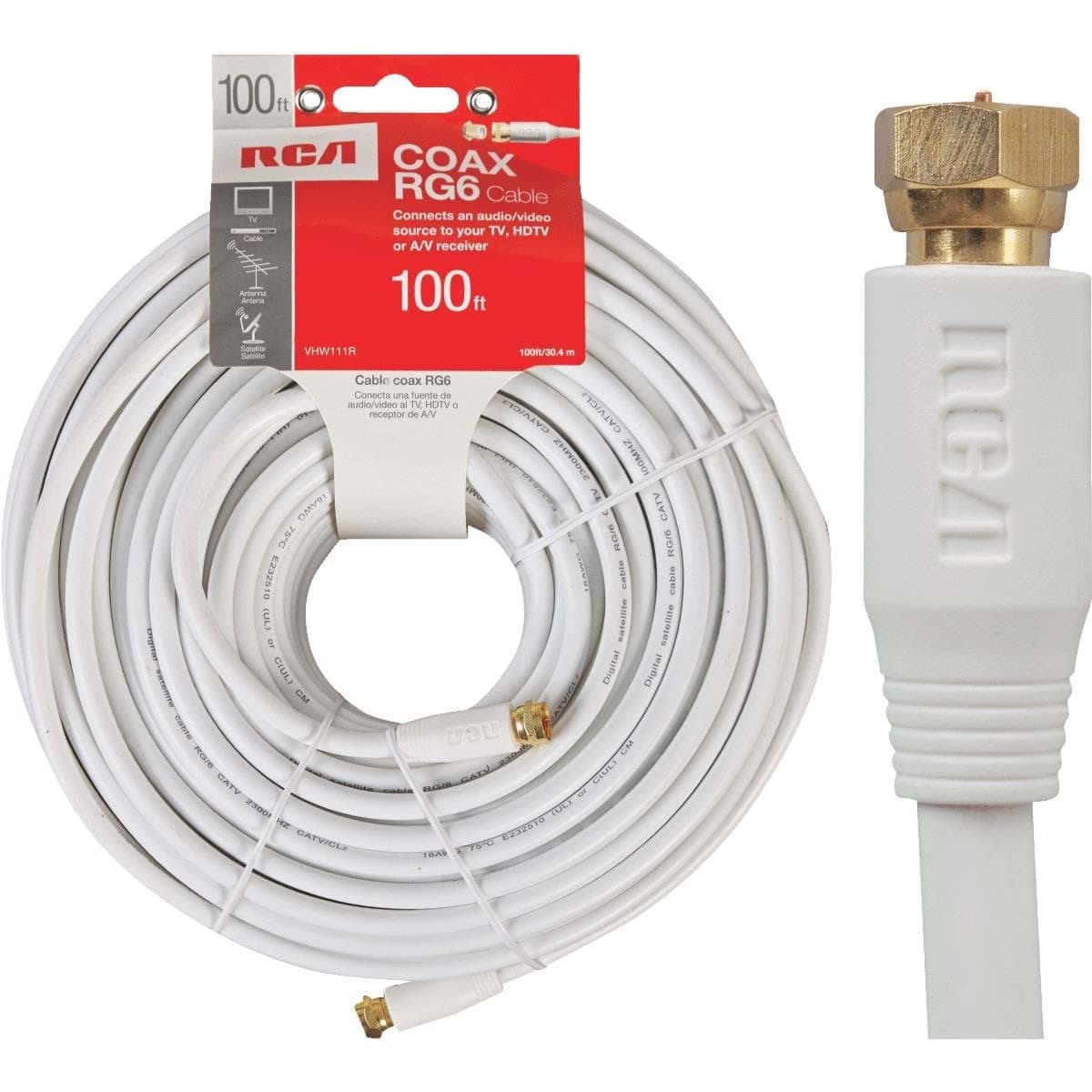 Picture of RCA RG6 Coaxial Cable