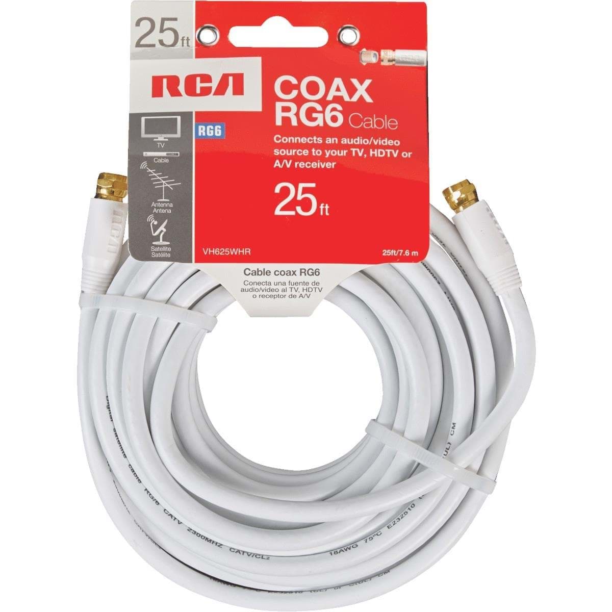 Picture of RCA RG6 Coaxial Cable