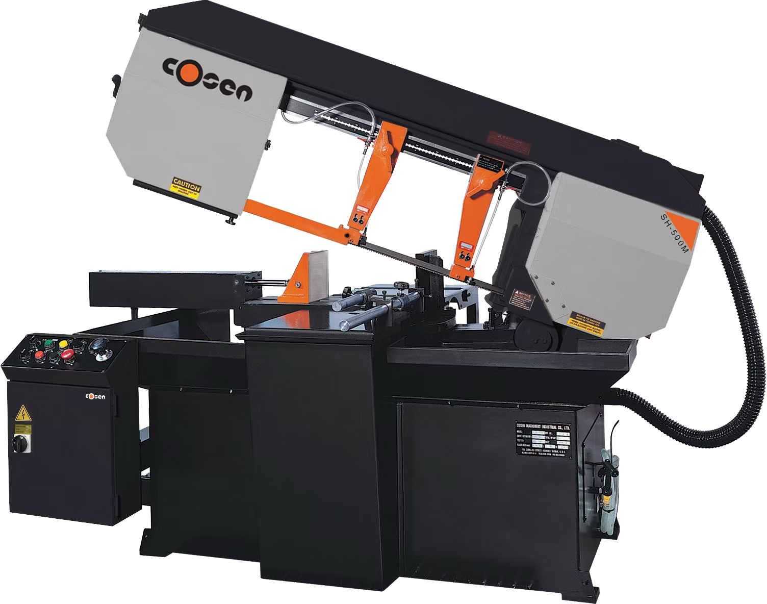 Picture of Cosen SH-500M Semi-Automatic Horizontal Scissor Style Mitering Band Saw