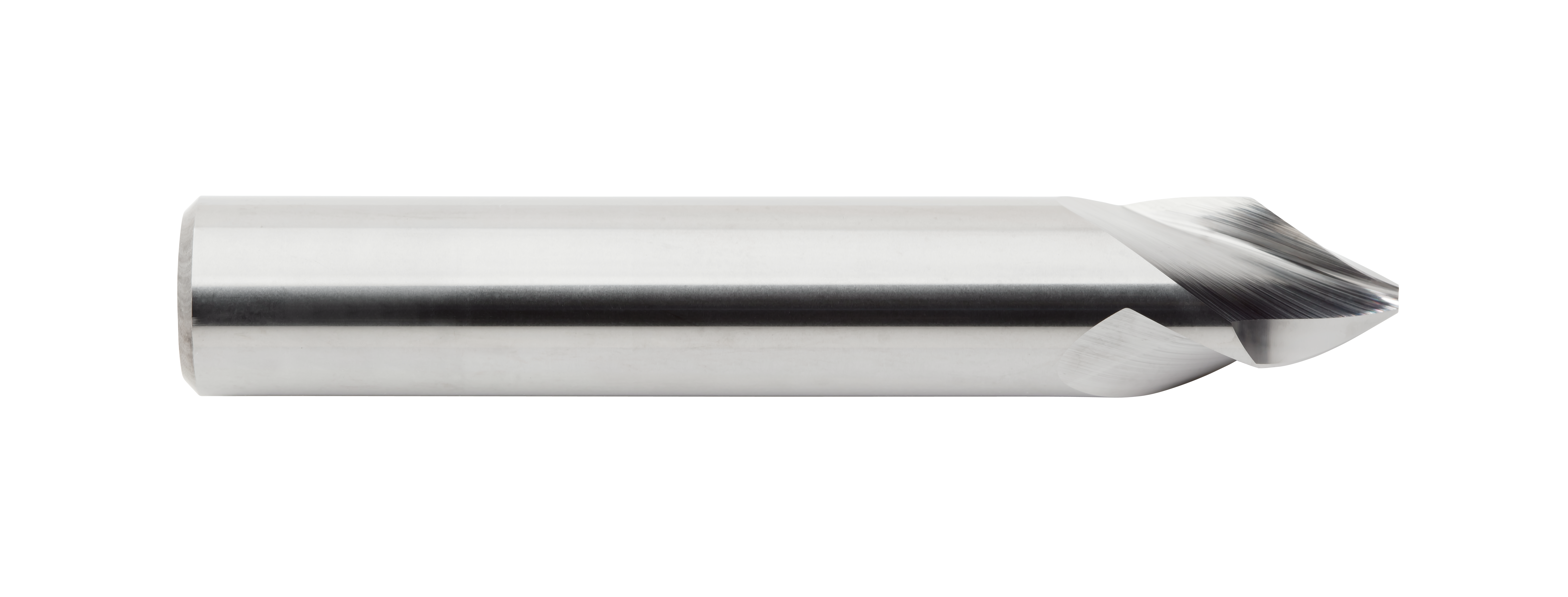 Picture of Carbide 3 Flute Helical Chamfer Mill - 1/4x .165x 2-1/2x 1/4shk x 60°chf