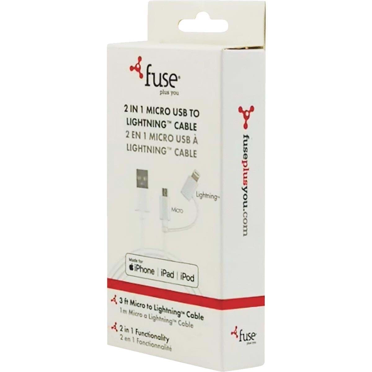 Picture of Fuse 2-In-1 Micro USB Charging & Sync Cable