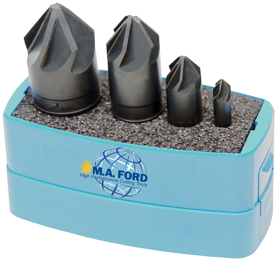 Picture of M.A.FORDMAX HSS 6 Fl C'Sink Set - Set 1/4 1/2 3/41x100°