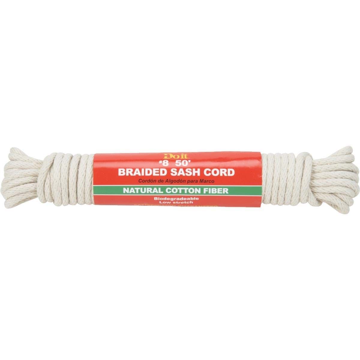 Picture of Do it Solid Braided Cotton Sash Cord - #8, 1/4" - 50 ft