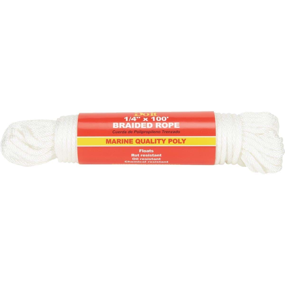 Picture of Do it Braided Polypropylene Packaged Rope - 1/4" - 100 ft