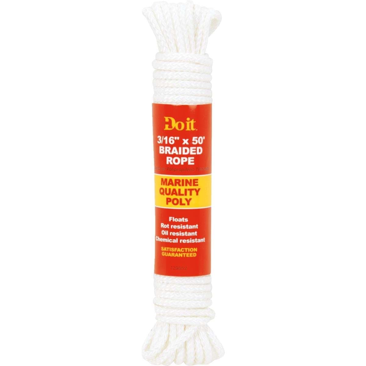 Picture of Do it Braided Polypropylene Packaged Rope - 3/16" - 50 ft