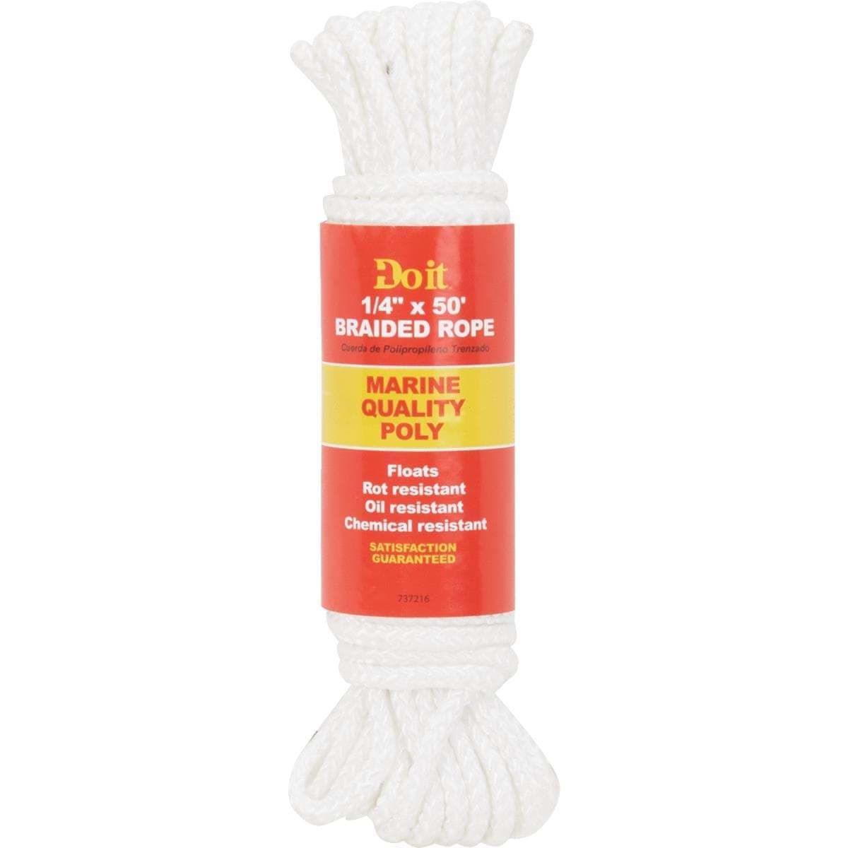 Picture of Do it Braided Polypropylene Packaged Rope - 1/4" - 50 ft