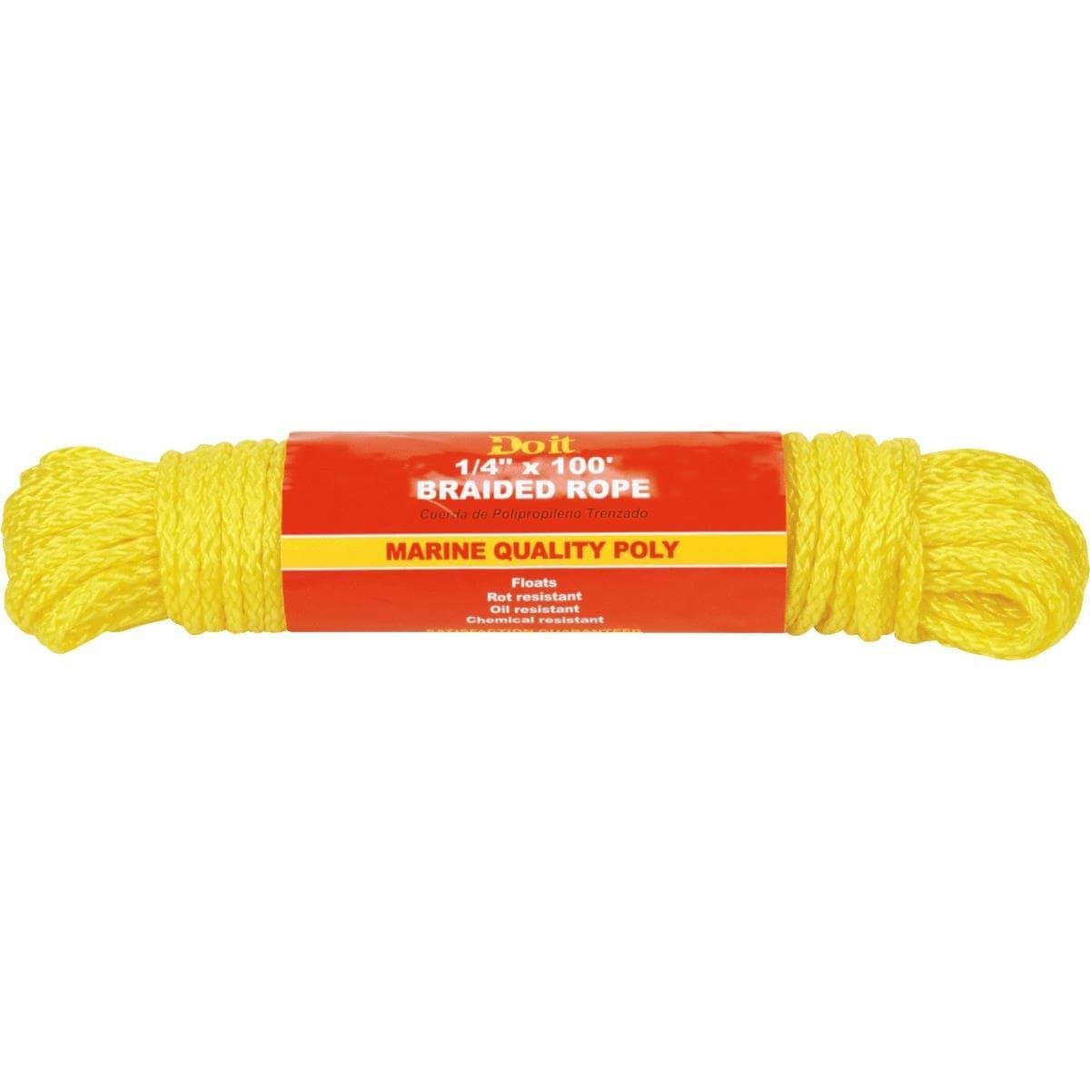 Picture of Do it Braided Polypropylene Packaged Rope - 1/4" - 100 ft