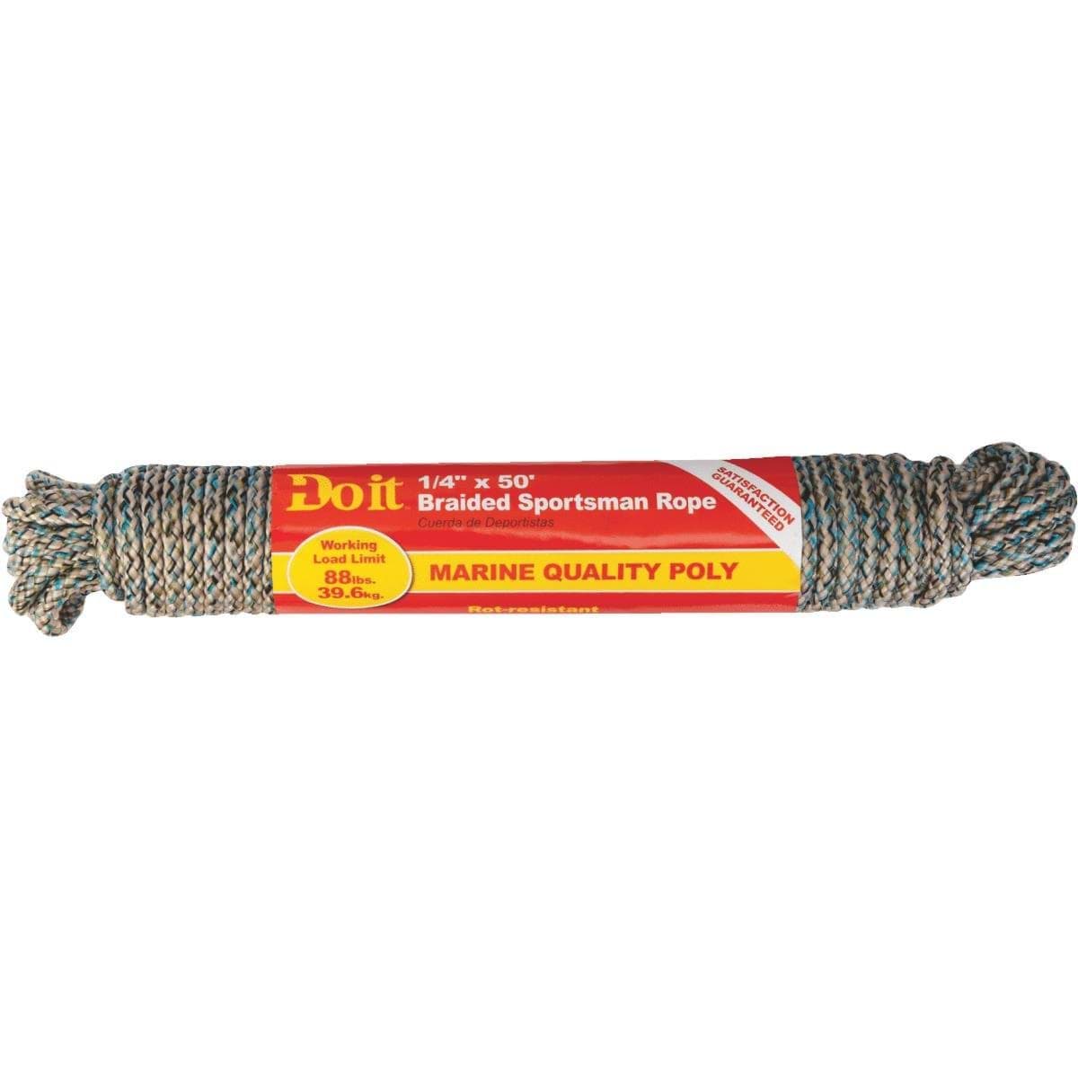 Picture of Do it Braided Sportsman Polypropylene Packaged Rope - 1/4" - 50 ft