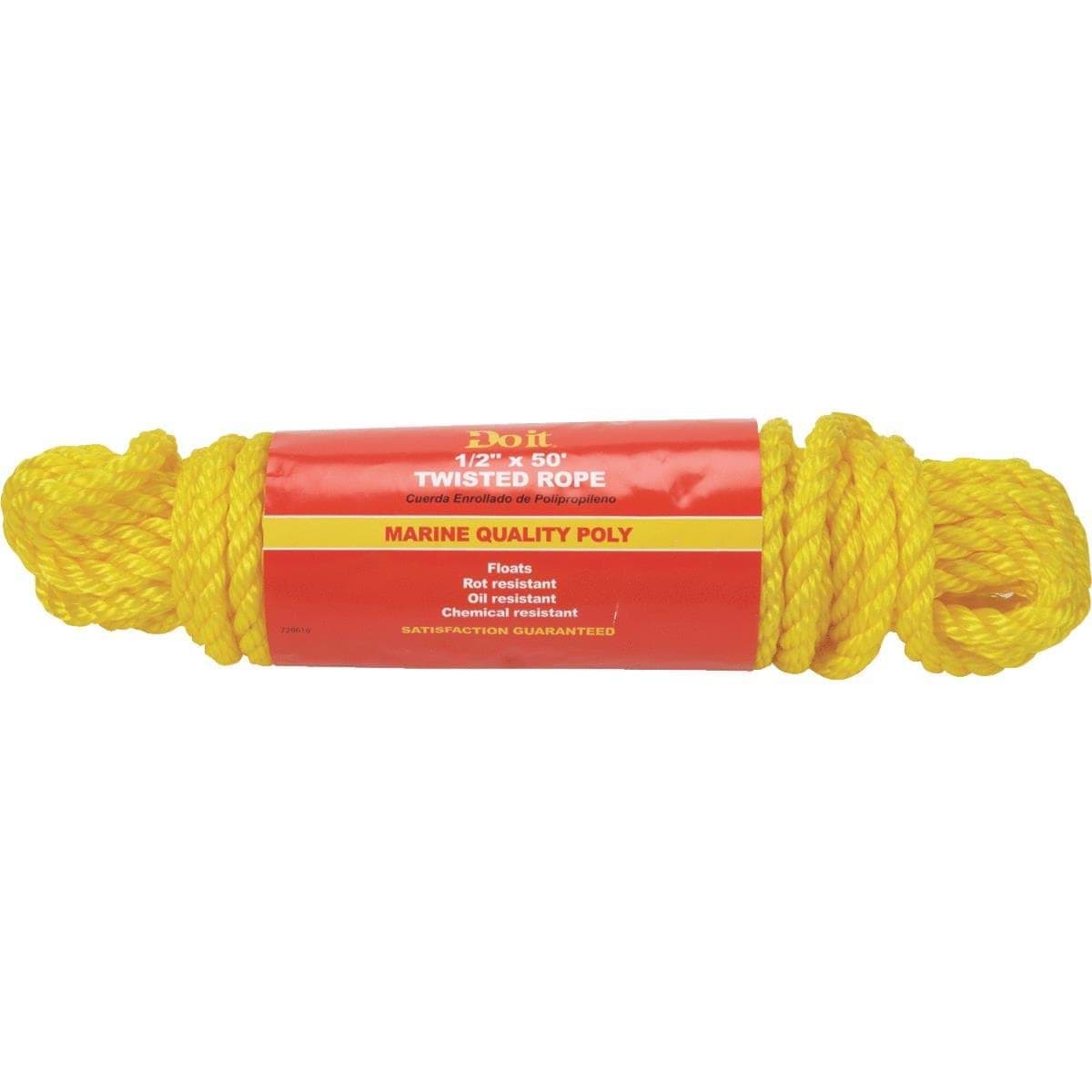 Picture of Do it Twisted Polypropylene Packaged Rope - 1/2" - 50 ft