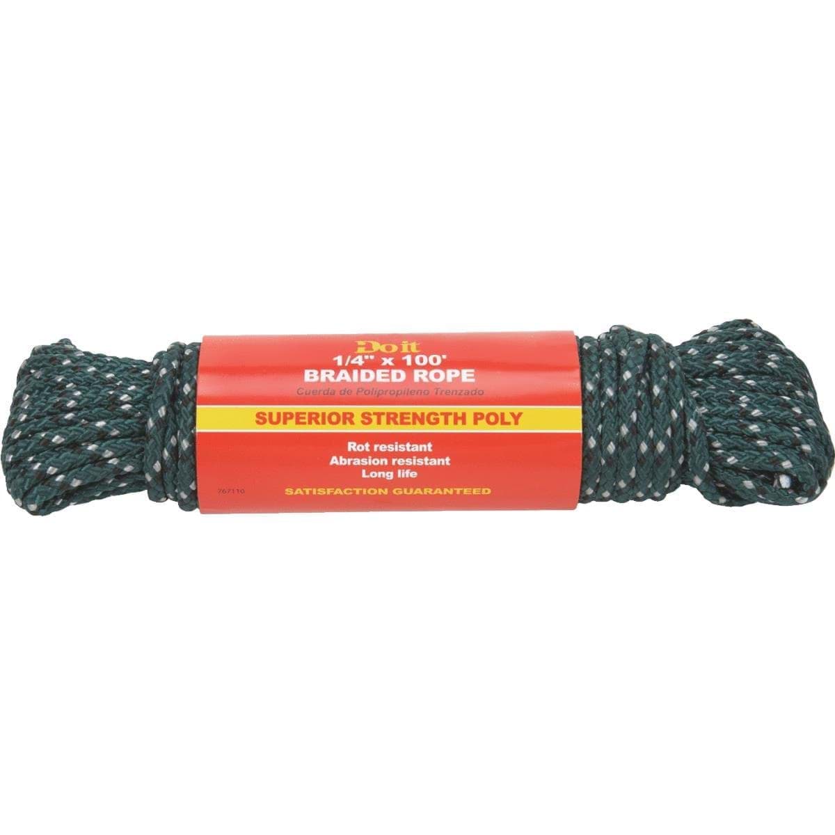 Picture of Do it Braided Polypropylene Packaged Rope - 1/4" - 100 ft
