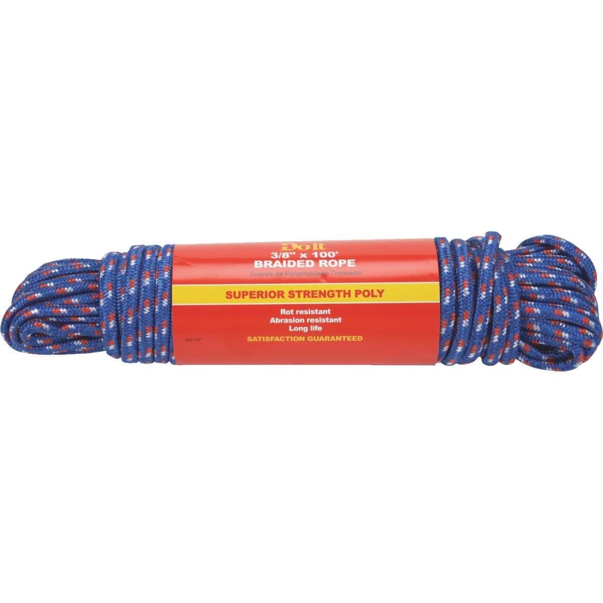 Picture of Do it Braided Polypropylene Packaged Rope - 3/8" - 100 ft