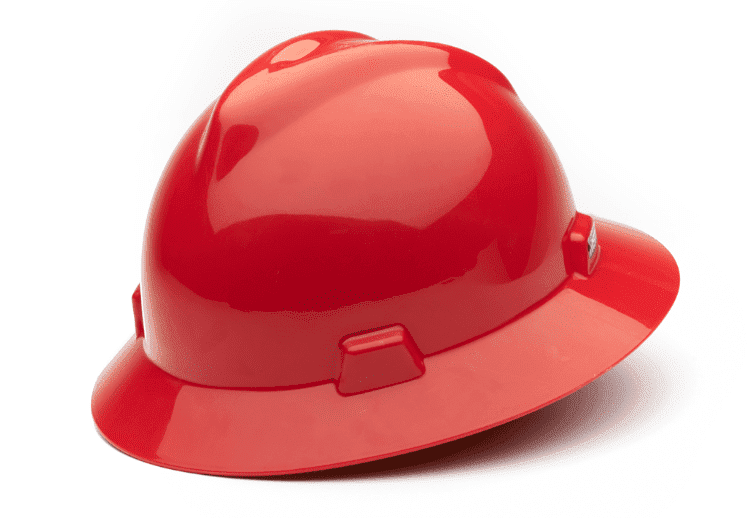 Picture of Hard Hat Full-Brim w/ Fas-Trac Suspension – Red
