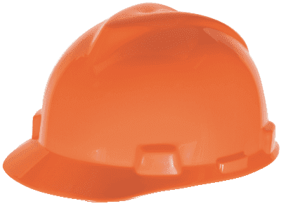 Picture of Hard Hat Cap w/ Fas-Trac Suspension – Hi-Viz Orang