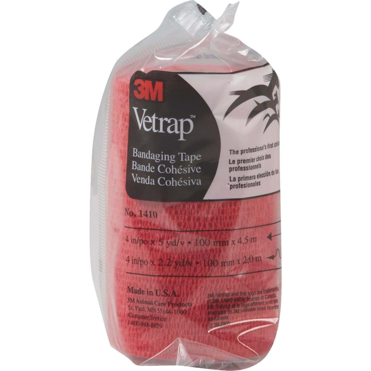 Picture of 3M Vetrap Bandaging Tape - Red