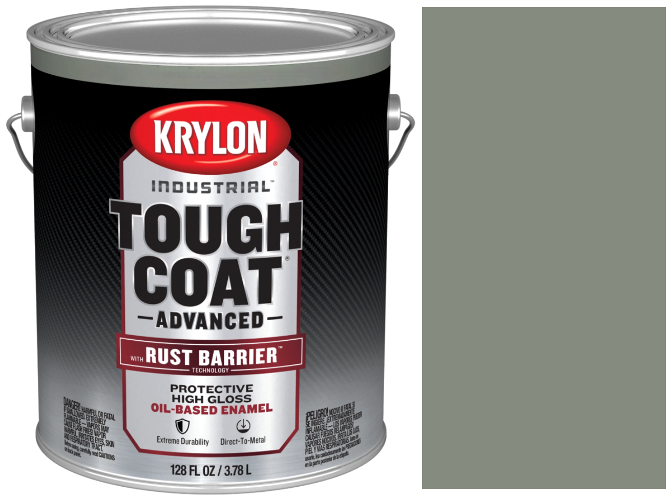 Picture of Paint Gallon Krylon Tough Coat Advanced - Light Machinery Gray