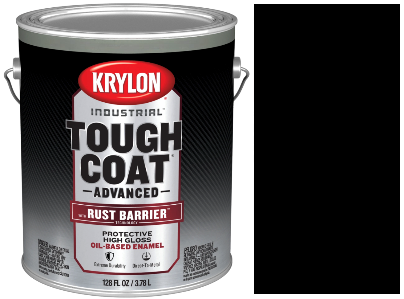 Picture of Paint Gallon Krylon Tough Coat Advanced - Flat Black 