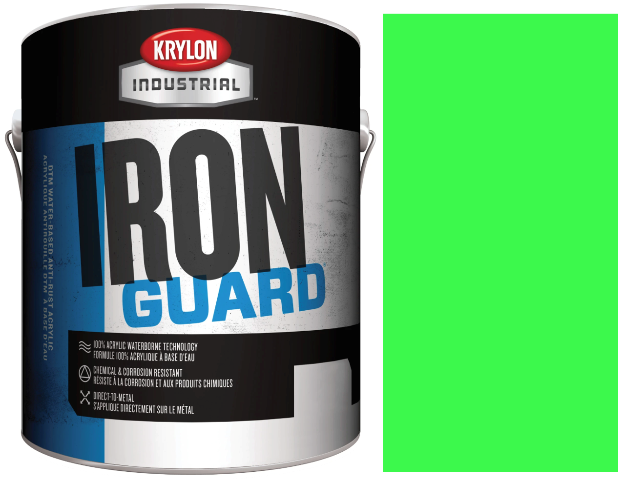 Picture of Paint Gallon Krylon Iron Guard - Safety Green