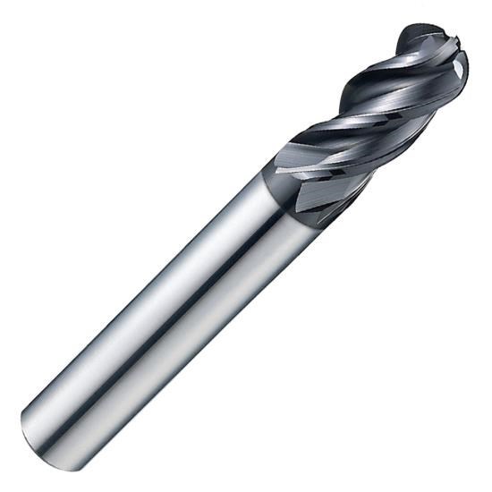 Picture of Endmill 4FL Multi Helix Ball Plain Shank - 1/8x1/8x1/2x2-1/2