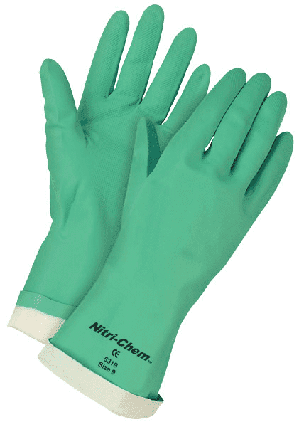 Glove Chemical Nitrile Green – XL 