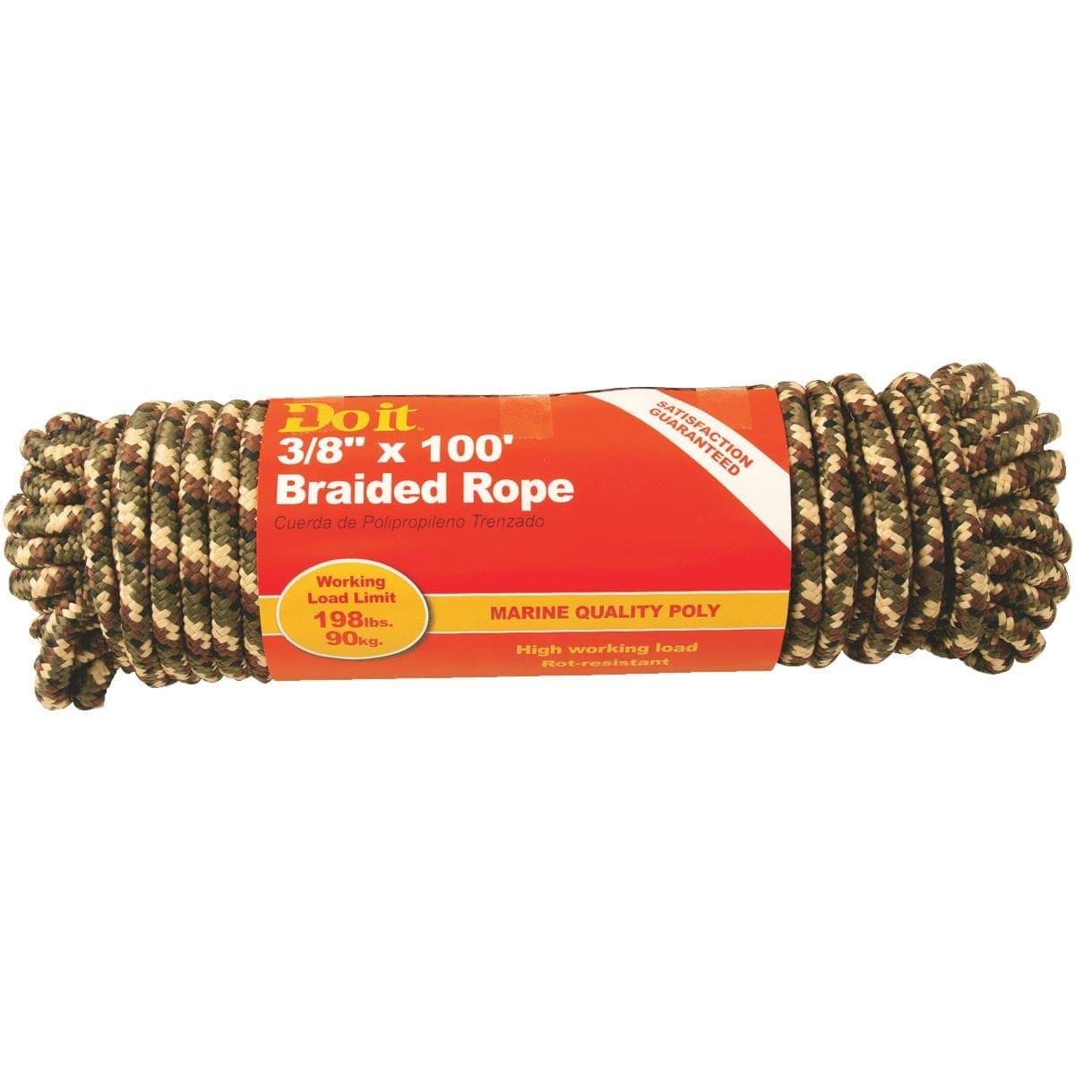 Picture of Do it Diamond Braided Polypropylene Packaged Rope - 3/8" - 100 ft