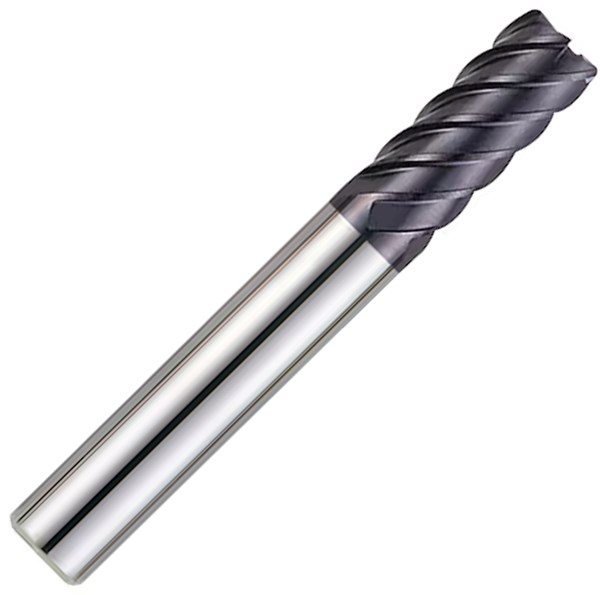 Picture of Endmill 4FL Multi Helix Flat Shank - 3/8x3/8x7/8x2-1/2