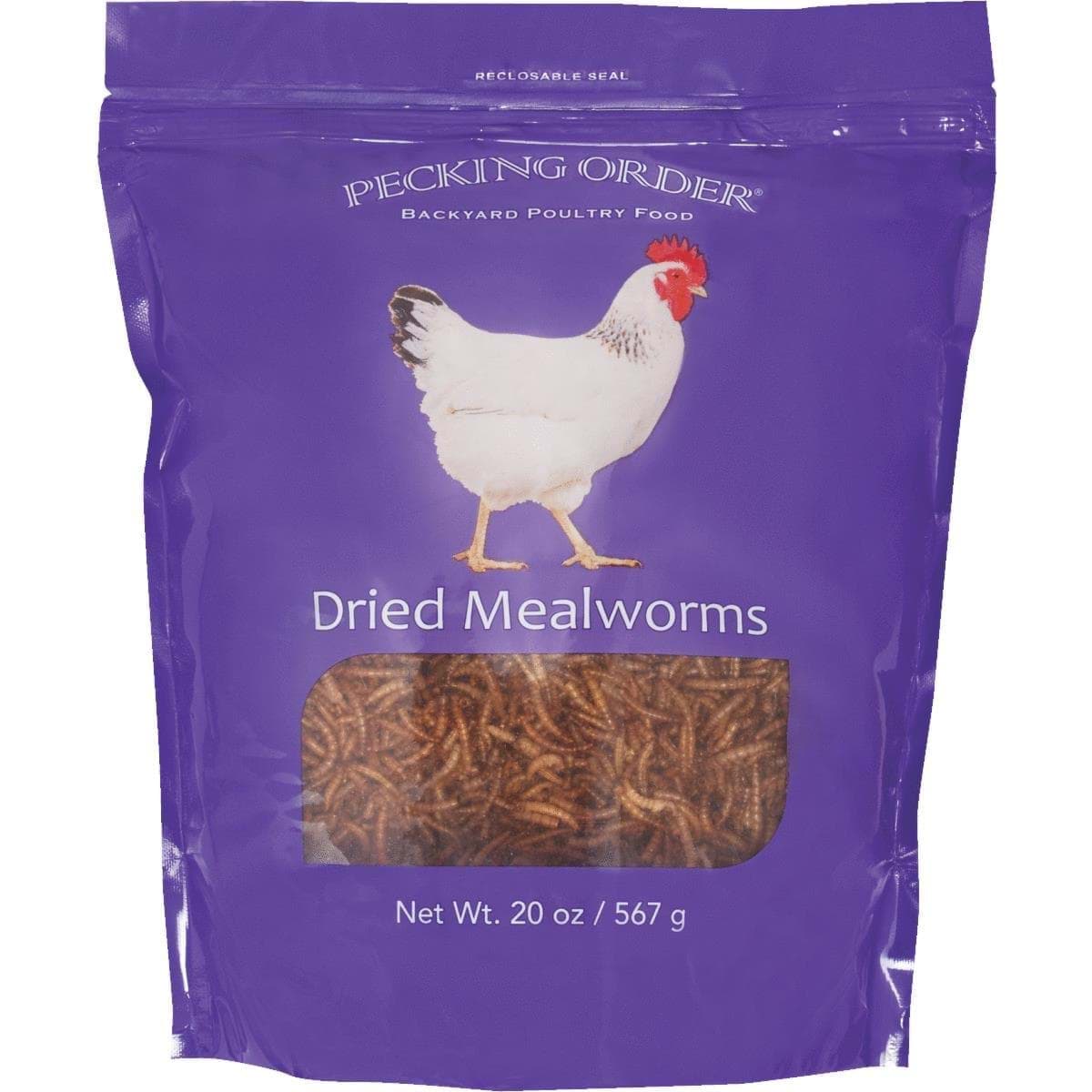 Picture of Pecking Order Dried Mealworms Chicken Treat