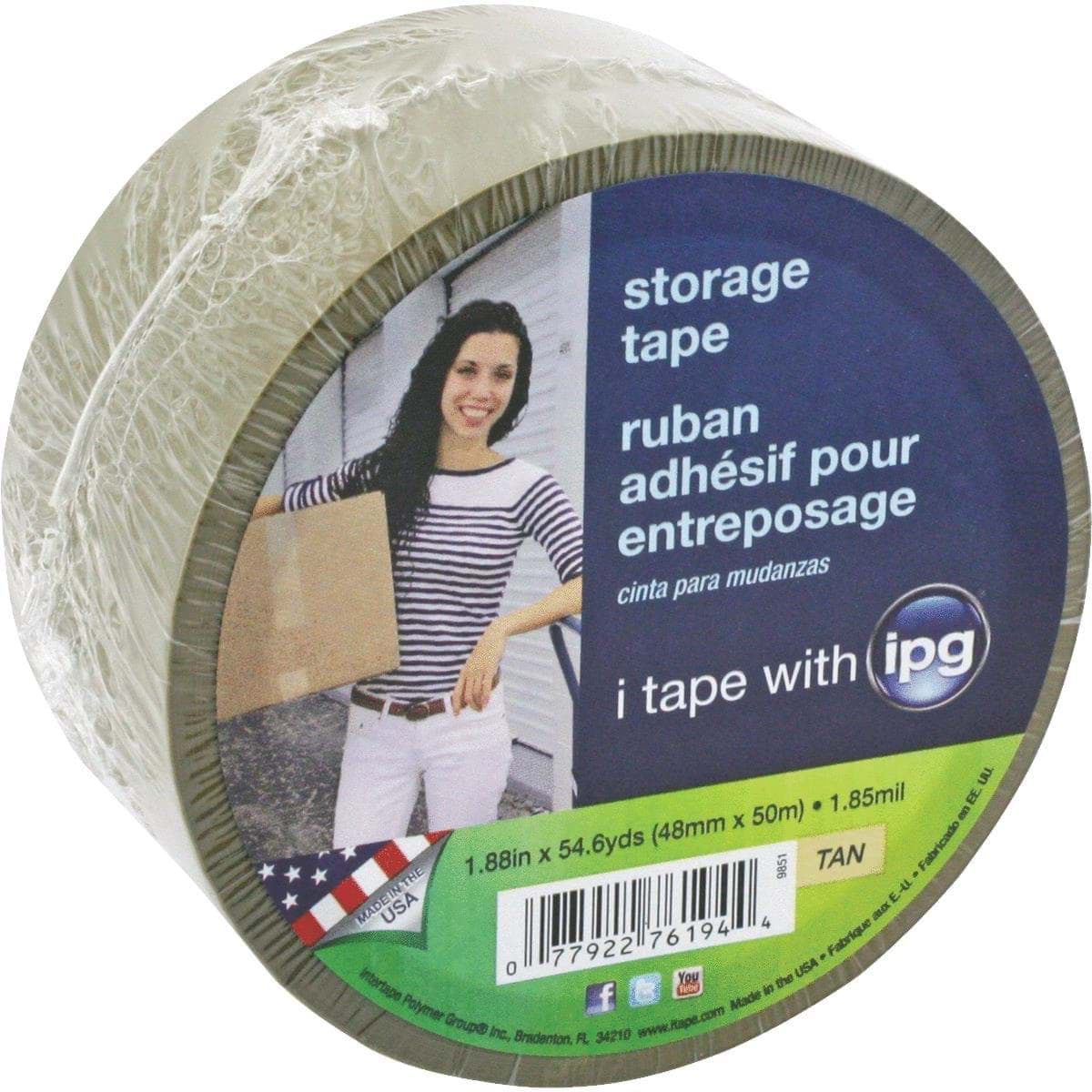 Picture of IPG Acrylic Carton Sealing Tape - Tan