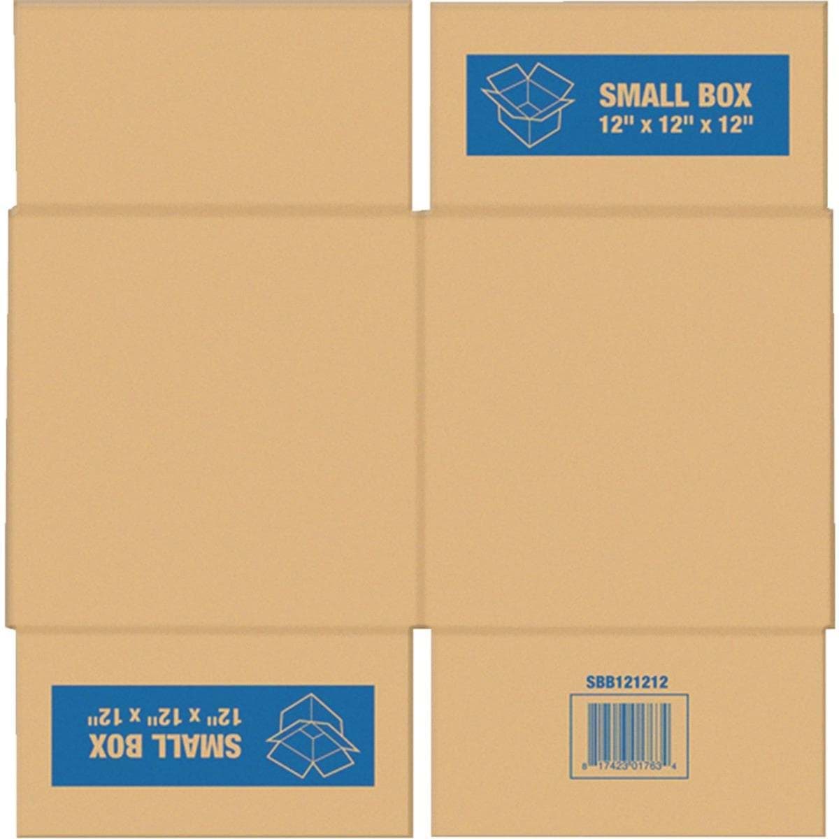 Picture of Square Built Cardboard Moving Box - 12" x 12" x 12"