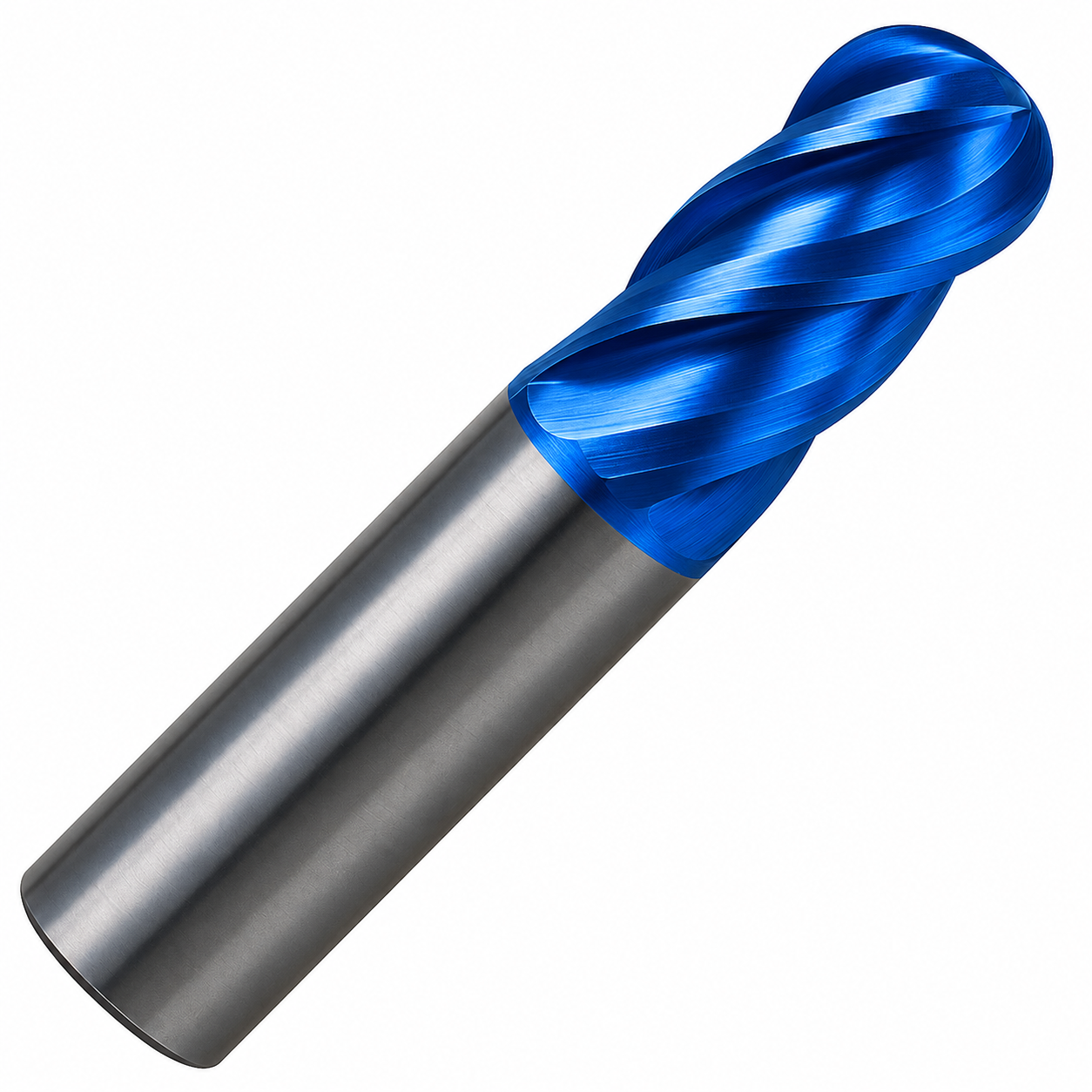 Picture of End Mill - 3/8 x 5/8 x 2-1/2 4F Ball Nose XHelix4