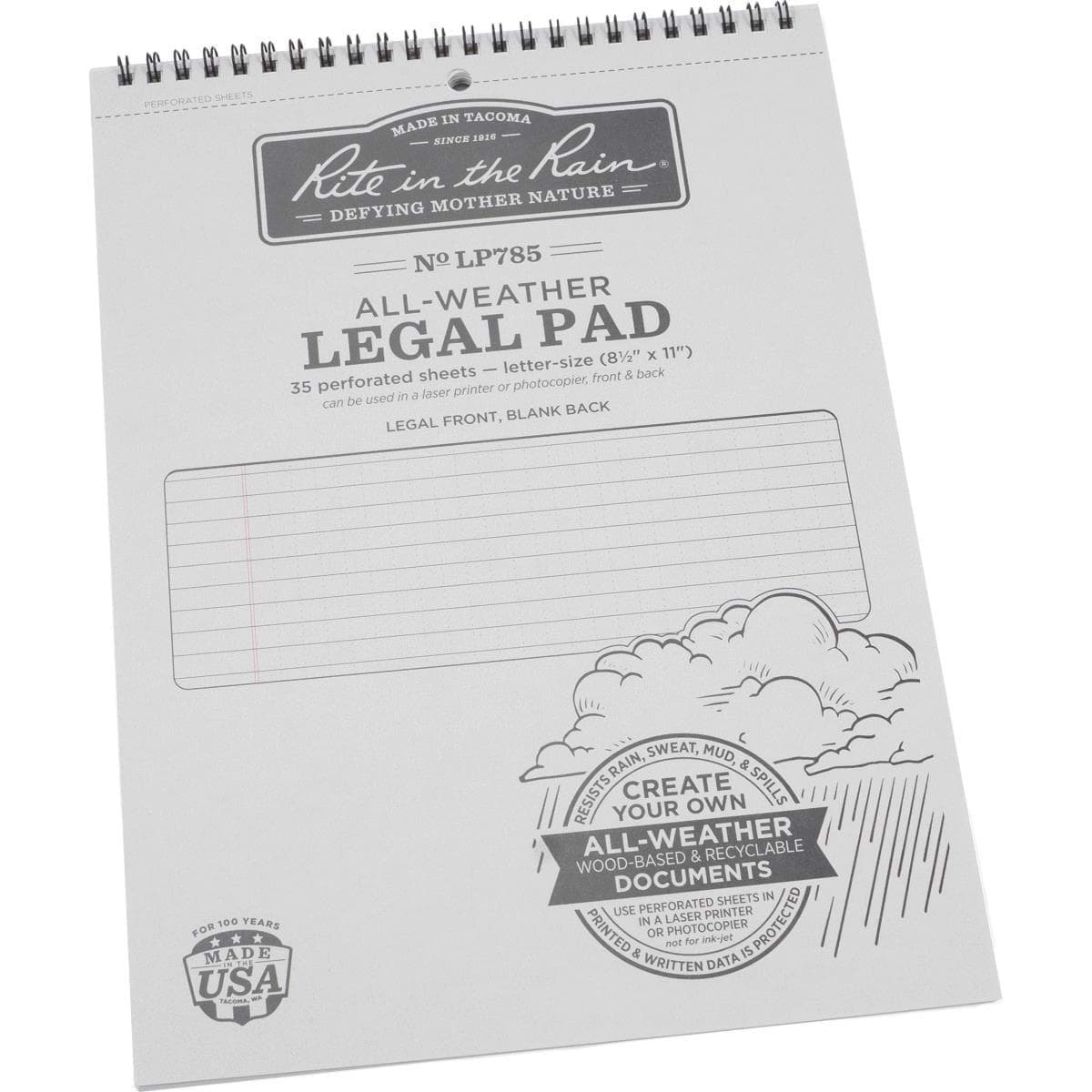 Picture of Rite in the Rain All-Weather Legal Pad