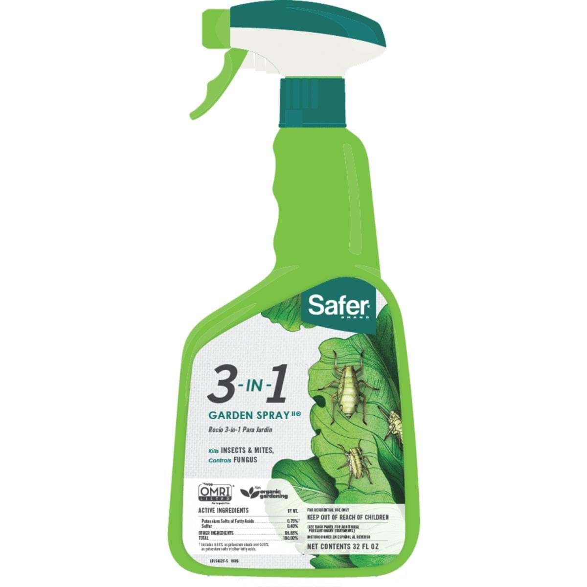 Picture of Safer 3-in-1 Insecticidal Soap With Fungicide Insect Killer