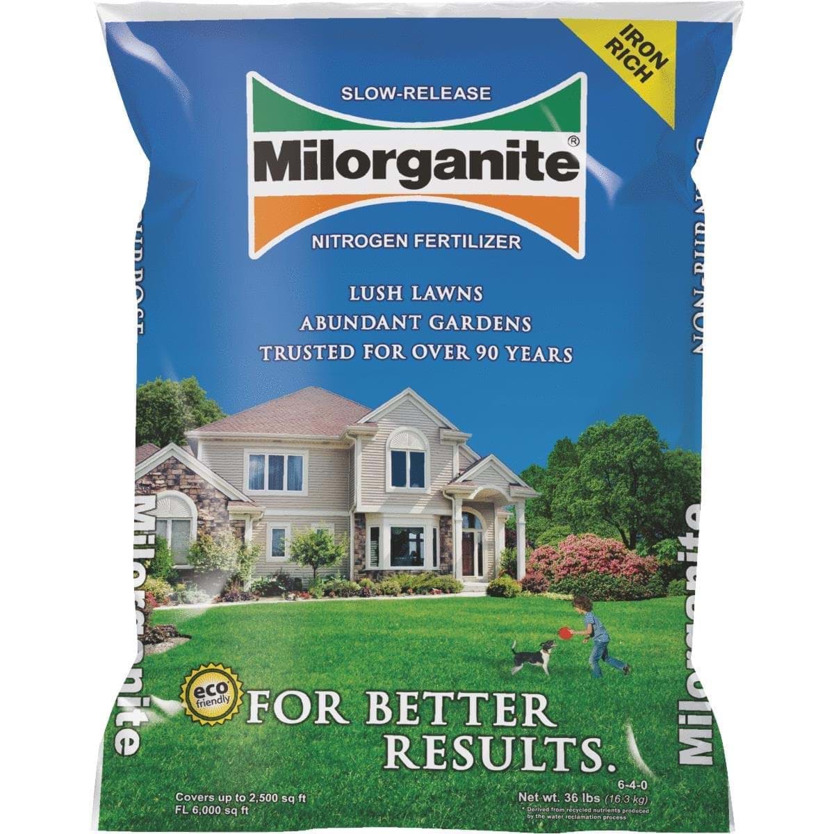 Picture of Milorganite Slow-Release Nitrogen Lawn Fertilizer