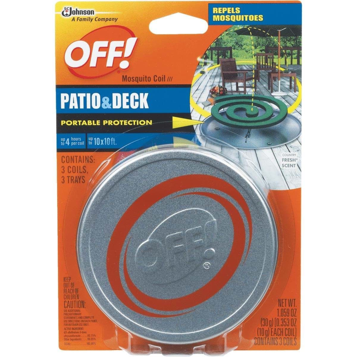 Picture of OFF! Patio & Deck Mosquito Repellent Coil