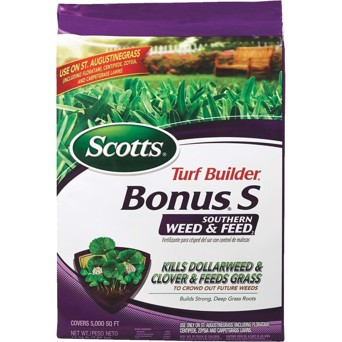 Picture of Scotts Turf Builder Bonus S Southern Weed & Feed Lawn Fertilizer With Weed Killer
