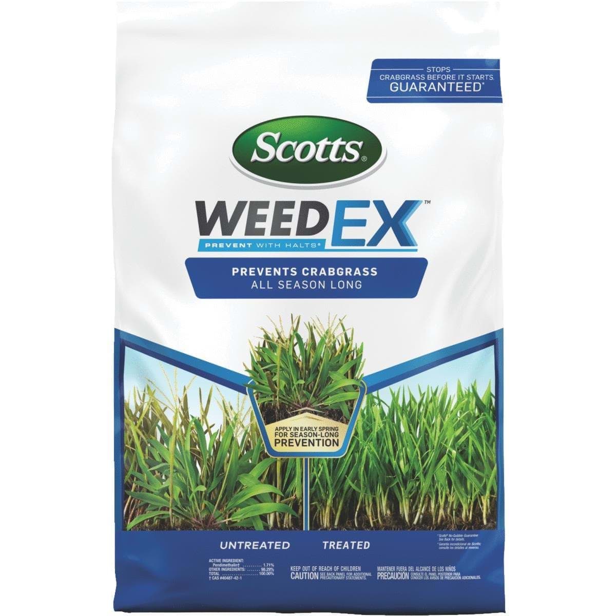 Picture of Scotts WeedEx Prevent with Halts Crabgrass Preventer
