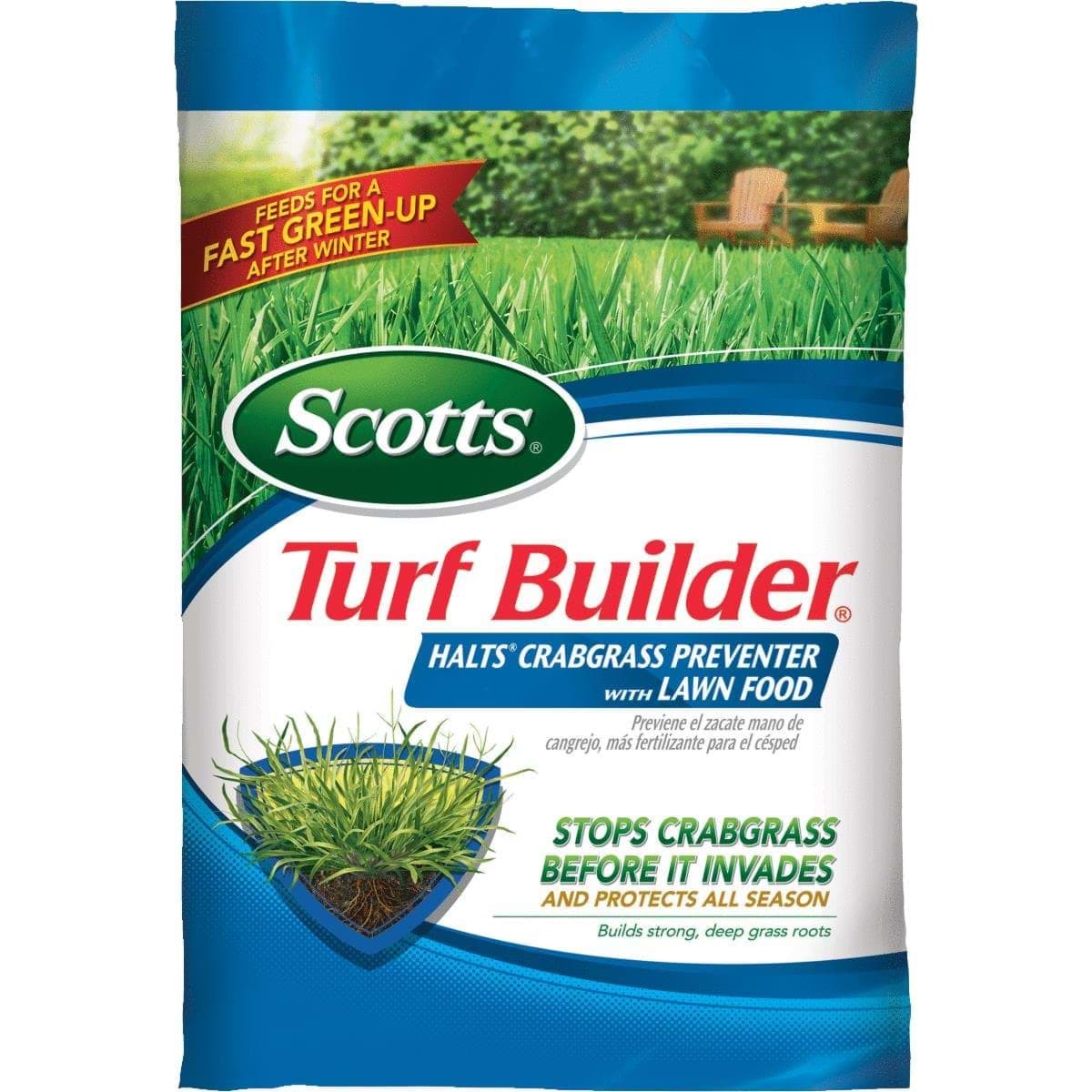 Picture of Scotts Turf Builder Lawn Fertilizer With Halts Crabgrass Preventer
