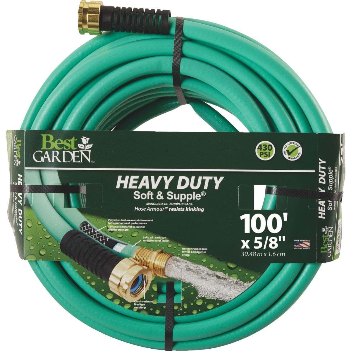 Picture of Best Garden Heavy-Duty Soft & Supple Garden Hose - 100'