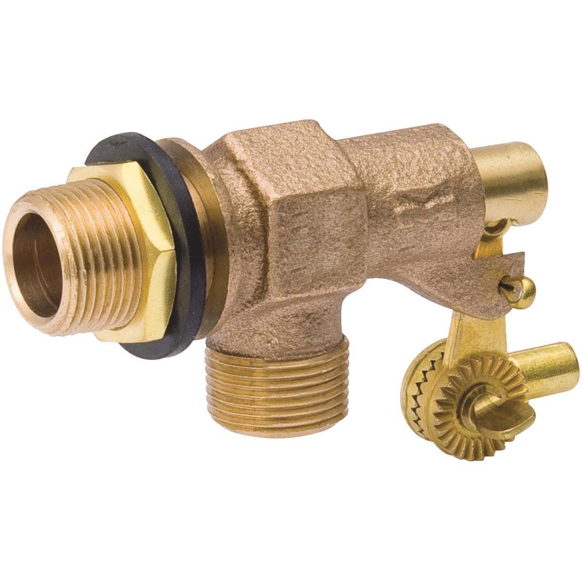 Picture of B & K Stock Tank Float Valve Dual Inlet Thread - 1/2" MIP